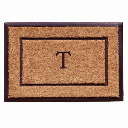 Calloway Mills Monogram Door Mat, Black, Natural, 24 in W x 36 in L 101632436T